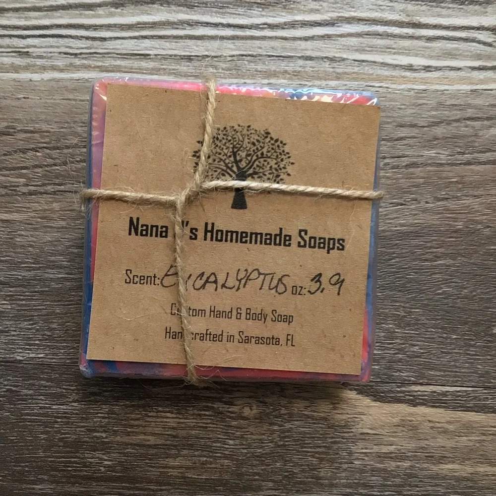 Homemade eucalyptus bar